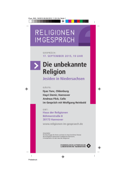 Die unbekannte Religion - Haus kirchlicher Dienste