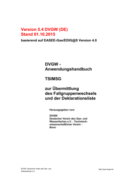 dvgw-tsimsg 5.4 ahb, 01.10.2015