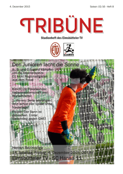 Eimsb&uuml;tteler TV - SC Hansa 11 Den Junioren lacht die Sonne