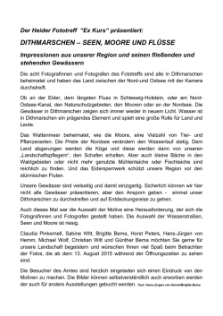 dithmarschen – seen, moore und flüsse