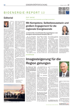 Imagesteigerung f&uuml;r die Region gelungen