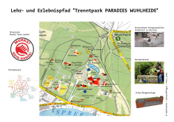 Lehr- und Erlebnispfad "Trenntpark PARADIES WUHLHEIDE"