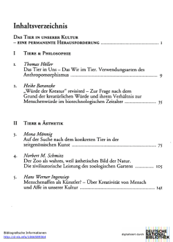 Inhaltsverzeichnis