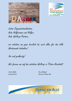 Ein herzliches Dankesch&ouml;n!