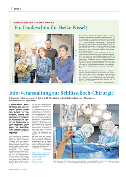 Ein Dankesch&ouml;n f&uuml;r Heike Posselt Info