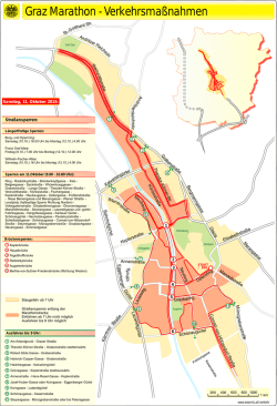 Graz Marathon - Verkehrsma&szlig;nahmen
