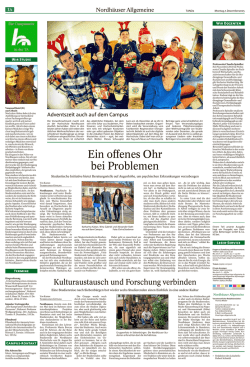 Ein offenes Ohr bei Problemen
