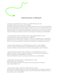 PDF-Liste mit den Stromtankstellen im Offenbacher Stadtgebiet