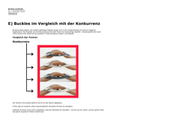 E) Buckles im Vergleich mit der Konkurrenz