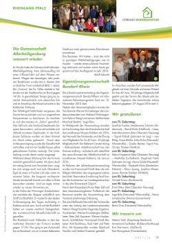 Jan. 2016 - Verband Wohneigentum eV