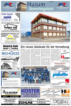Ein neues Geb&auml;ude f&uuml;r die Verwaltung