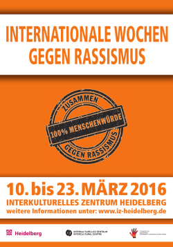 internationale wochen gegen rassismus