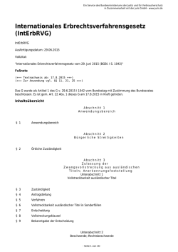 Internationales Erbrechtsverfahrensgesetz