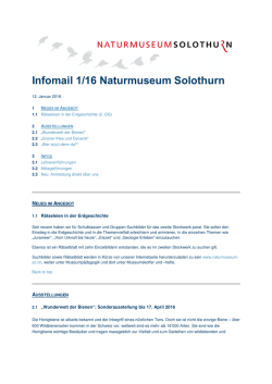 Infomail 2016-1 / Januar 2016