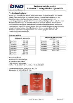 Dynameco Technische Information 2015