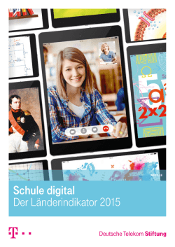 Schule digital - Deutsche Telekom Stiftung