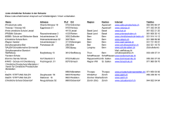 Liste christlicher Schulen in der Schweiz LinksDiese Liste erhebt