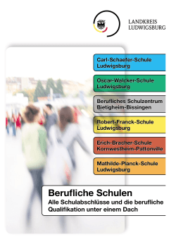 Berufliche Schulen - Landkreis Ludwigsburg
