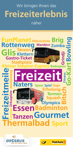 Freizeit - Ortsbus Brig-Glis