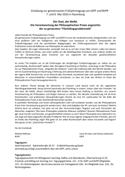 Programm - Berufsverband für Philosophische Praxis