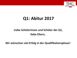 Q1: Abitur 2017