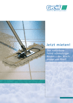 Jetzt mieten! - Greif Textile Mietsysteme