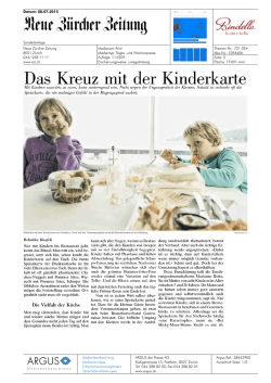 Das Kreuz mit der Kinderkarte