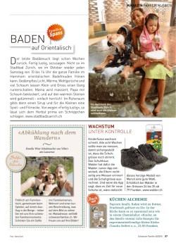 Wachstum unter Kontrolle (Schweizer Familie)