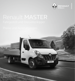 Master Fahrgestelle - renault