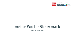 meine Woche Steiermark - Regionalmedien Austria AG