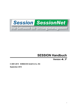 Handbuch Session 4.7