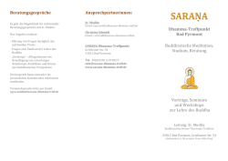 SARAṆA-Gesamtprogramm - SARANA Dhamma