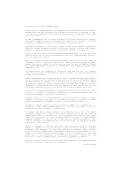 Infotext Johannes Geier