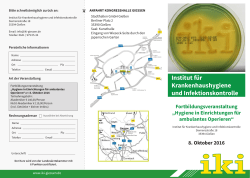 Programm und Anmeldung