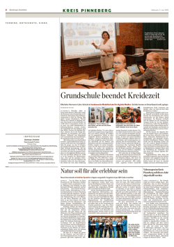 Grundschule beendet Kreidezeit - HLS