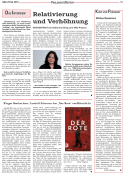 Relativierung und Verhöhnung - DIE LINKE im Thüringer Landtag