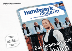 handwerk magazin 2016 - Deutsche Handwerks Zeitung