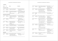 Programm - Universität des Saarlandes