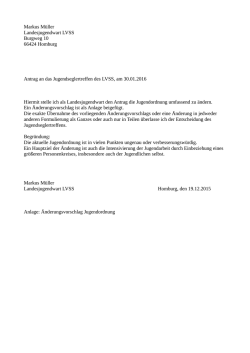 Antrag Aenderung Jugendordnung - DODV