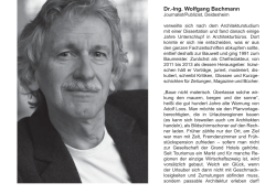 Dr.-Ing. Wolfgang Bachmann