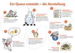 Ein Quorn entsteht &ndash; die Herstellung