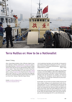 Terra Nullius or: How to be a Nationalist