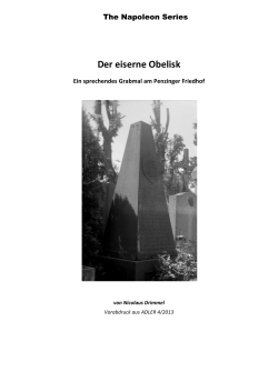 Der eiserne Obelisk - The Napoleon Series