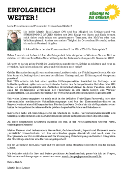 Tasci-Lempe Martin - Bündnis 90/Die Grünen – Kreisverband Gießen