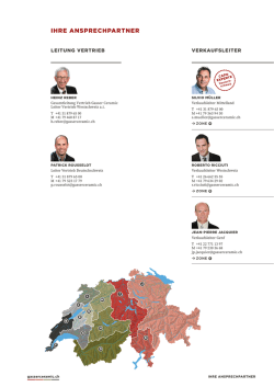 ihre ansprechpartner - Ziegelei Rapperswil