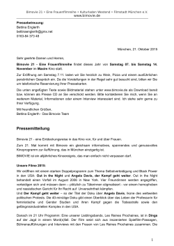 Pressemitteilung BIMOVIE 21