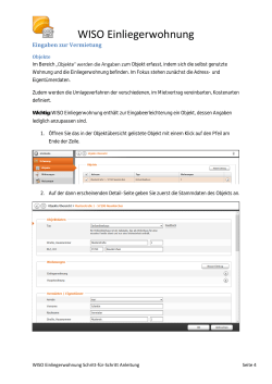 WISO Einliegerwohnung