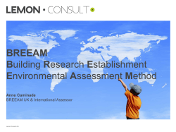 BREEAM Building Research Establishment Environmental