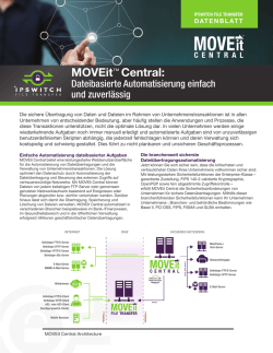 MOVEit™ Central - Ipswitch File Transfer