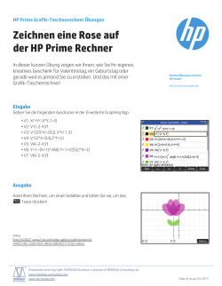 Zeichnen eine Rose auf der HP Prime Rechner